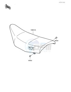 KX 125 E [KX125] (E2) [KX125] drawing SEAT