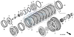 CBR1000RA9 France - (F / ABS CMF HRC MKH) drawing CLUTCH