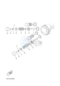 YP400RA X-MAX 400 ABS (BL11 BL11 BL11 BL11) drawing VALVE