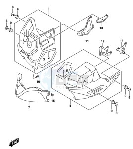 DL1000A drawing UNDER COWLING