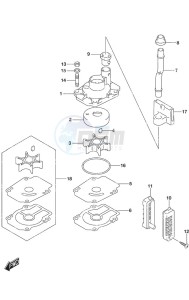 DF 25A drawing Water Pump