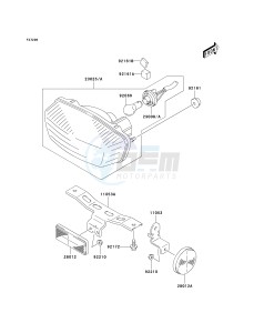 KSF 400 A [KFX400) (A1-A3) [KFX400) drawing TAILLIGHT-- S- --- CN- --- A2_A3- -