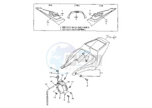 YZF R6 600 drawing SIDE COVER MY00