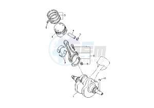 XVS A DRAG STAR CLASSIC 650 drawing CRANKSHAFT - PISTON