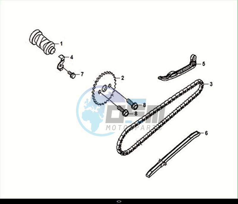 CAM SHAFT-CYL. HEAD L. SIDE COVER