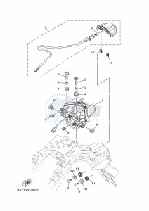 MT-07 MTN690 (BATK) drawing TAILLIGHT