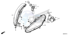 SH300AG TRX250T Europe Direct - (ED) drawing FRONT WINKER