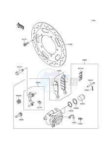 VULCAN 900 CLASSIC VN900BFFA GB XX (EU ME A(FRICA) drawing Front Brake