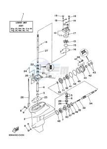 F15AMHL drawing PROPELLER-HOUSING-AND-TRANSMISSION-1