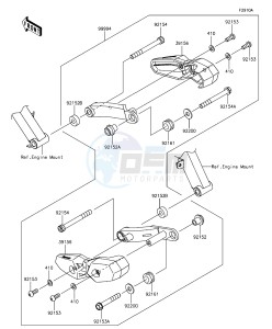 Z1000 ABS ZR1000GEF FR GB XX (EU ME A(FRICA) drawing Accessory(Shroud Slider)