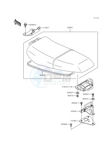 JH 750 A [750 SS] (A1-A4) [750 SS] drawing SEAT-- KAW22252 94- -