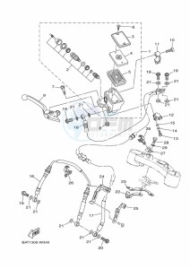 MT-07 MTN690 (BAT8) drawing FRONT MASTER CYLINDER