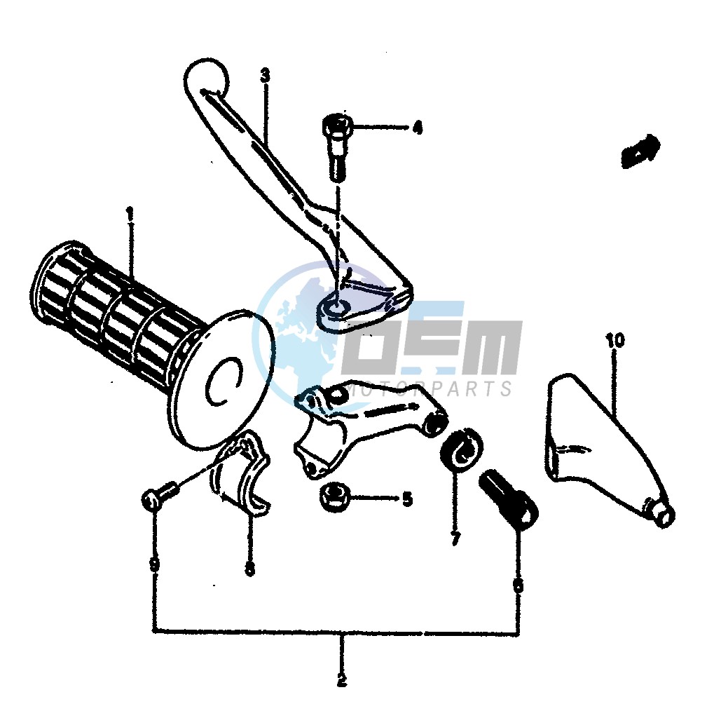 LEFT HANDLE SWITCH (MODEL E)