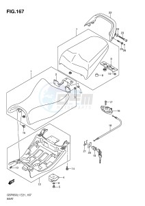 GSF650 (E21) Bandit drawing SEAT