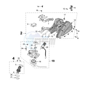 TWEET 50 A PMX drawing CARBURATOR KEIHIN