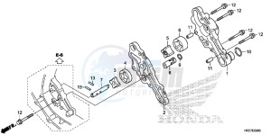 TRX420FA2G TRX420F Europe Direct - (ED) drawing OIL PUMP (TRX420FA1/FA2)