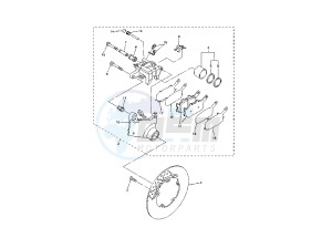 FZ6 FAZER ABS 600 drawing REAR BRAKE CALIPER