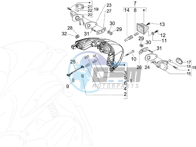 Tail light - Turn signal lamps