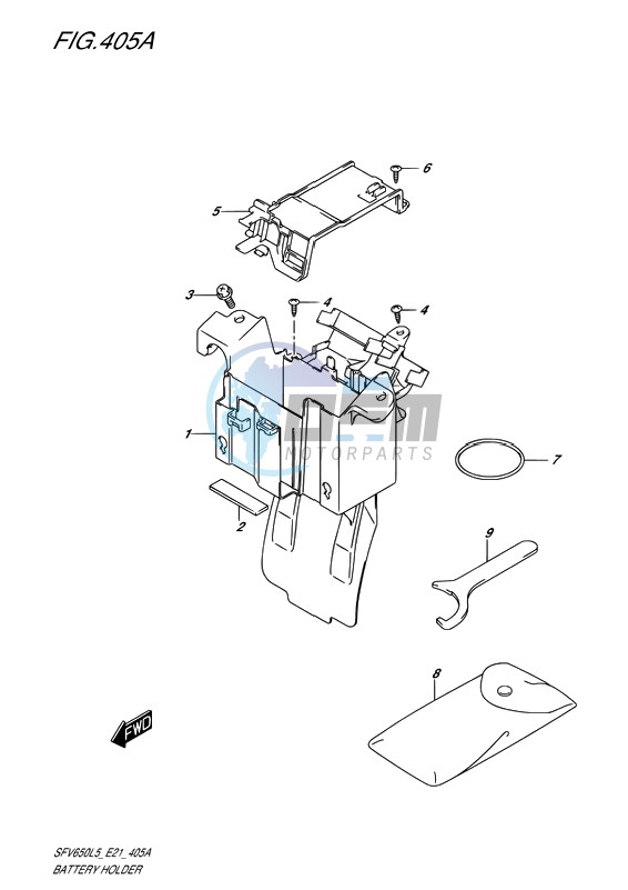 BATTERY HOLDER