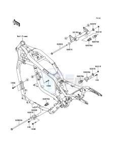 VN1600 MEAN STREAK VN1600B6F GB XX (EU ME A(FRICA) drawing Engine Mount