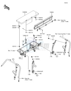 MULE PRO-DX KAF1000EHF EU drawing Seat