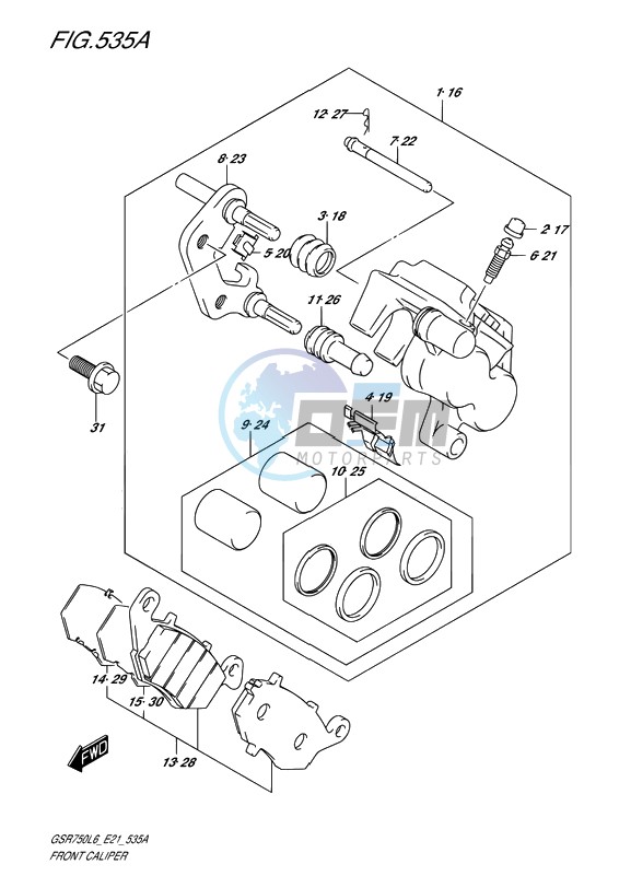 FRONT CALIPER