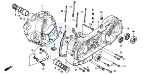 CN250 drawing CRANKCASE