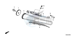 NC700SDC drawing CAM CHAIN/ TENSIONER