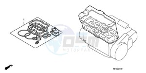 CBR600RA9 Korea - (KO / ABS MK) drawing GASKET KIT A