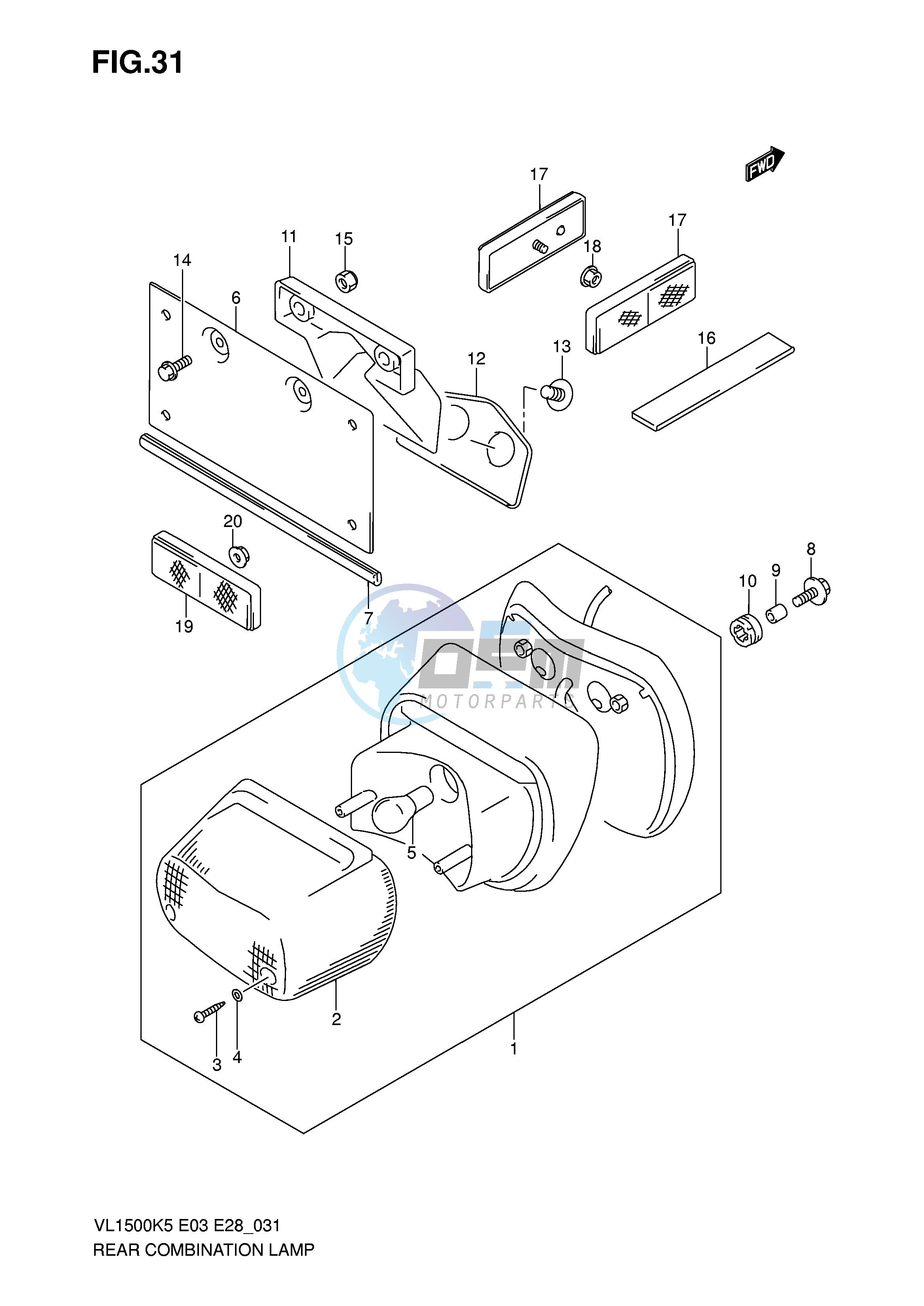 REAR COMBINATION LAMP