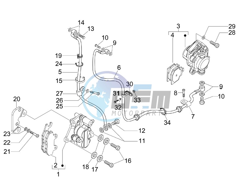 Brakes hose  - Calipers