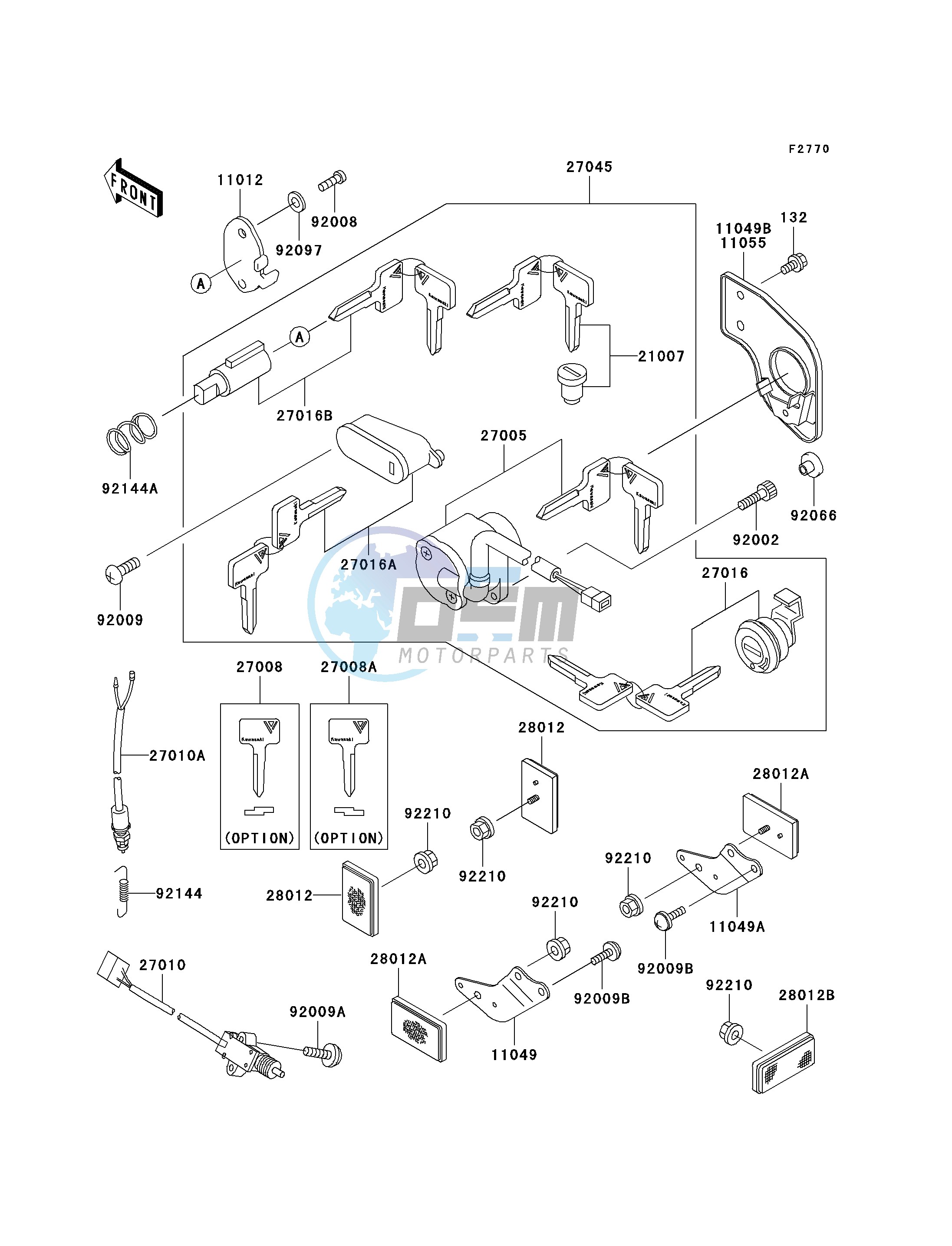 IGNITION SWITCH_LOCKS_REFLECTORS