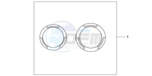 CB600F39 Spain - (SP / ST) drawing CRANCASE RING SET