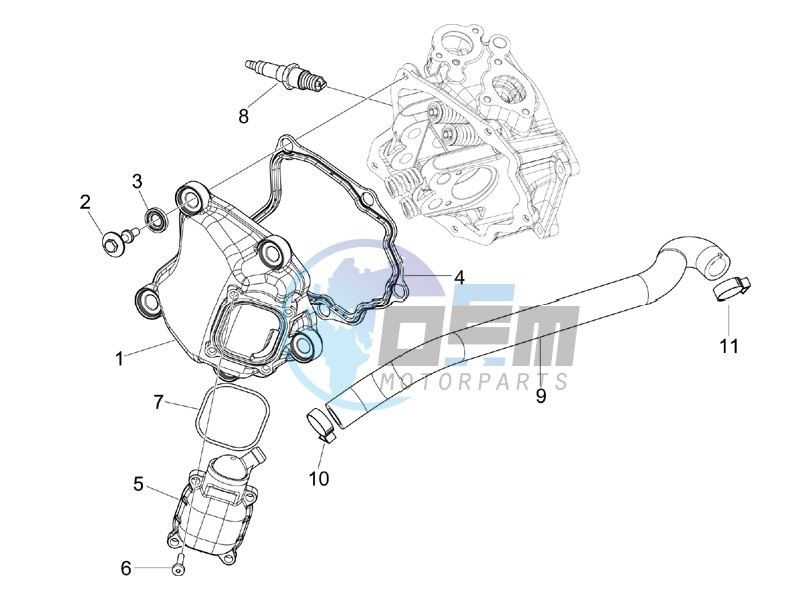 Cylinder head cover