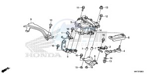 CBR1000S2 2ED - (2ED) drawing STEERING DAMPER