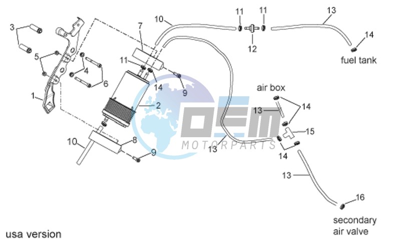 Fuel vapour recover system