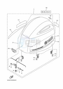 FL200GETX drawing FAIRING-UPPER