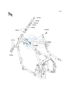 VN 800 A [VULCAN 800] (A6-A9) [VULCAN 800] drawing FRAME