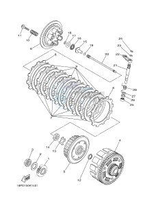 YFZ450R YFZ450RB (18PK 18PL) drawing CLUTCH