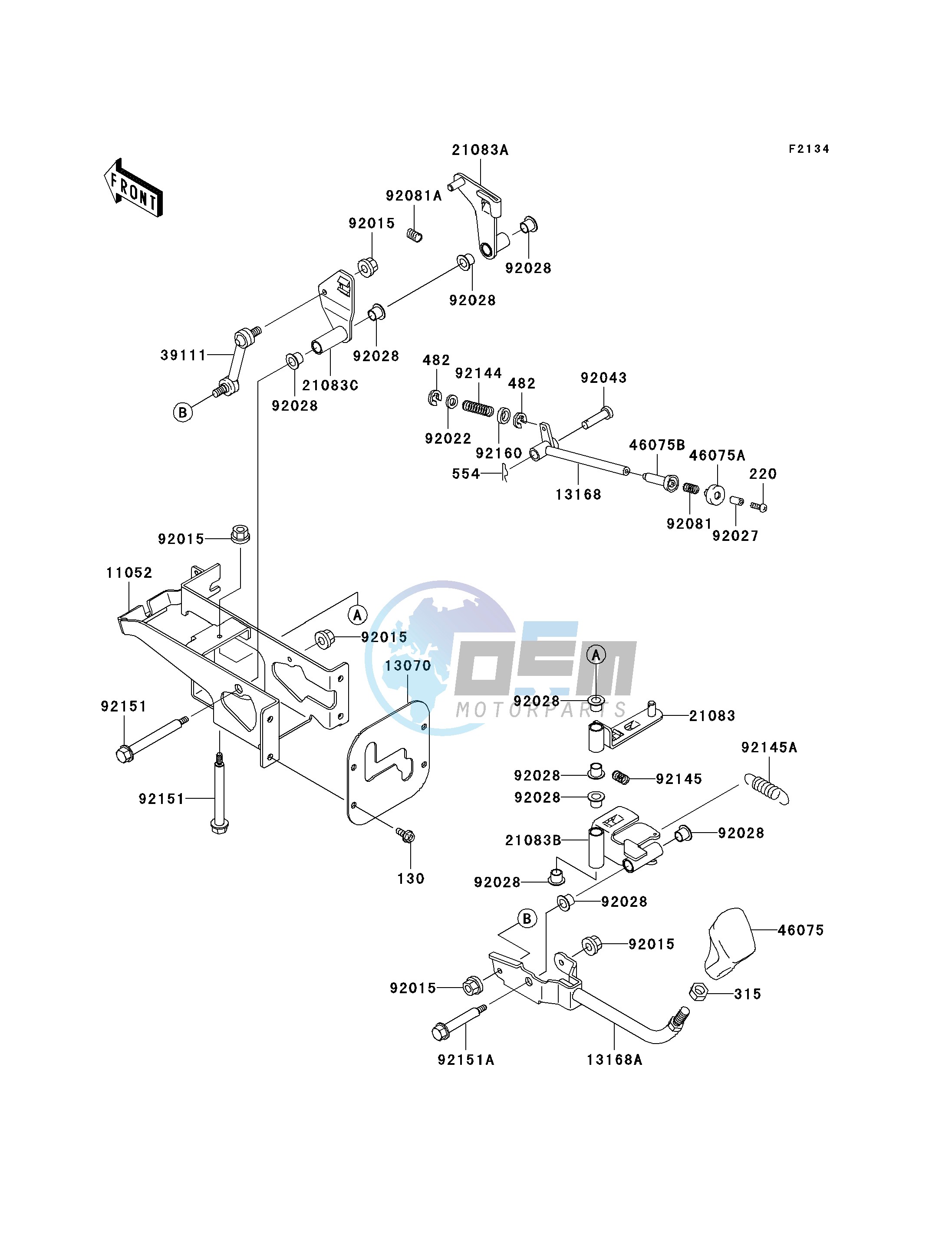 SHIFT LEVER-- S- -