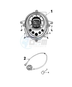 DJANGO 50 4TY O (EURO4) drawing SPEEDOMETER