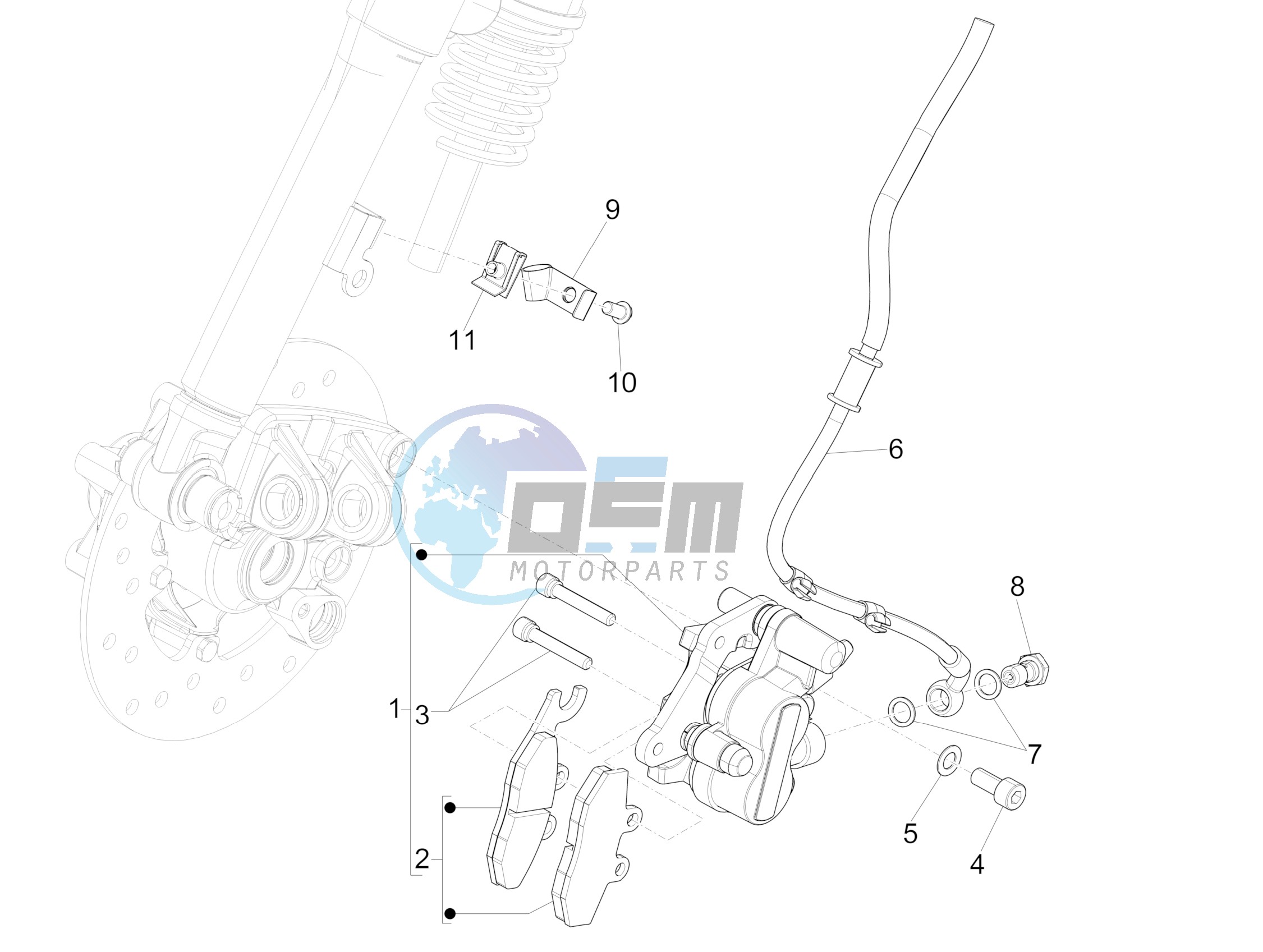 Brakes pipes - Calipers