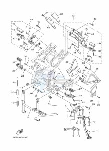 XT1200ZE XT1200ZE SUPER TENERE ABS (BP97) drawing STAND & FOOTREST