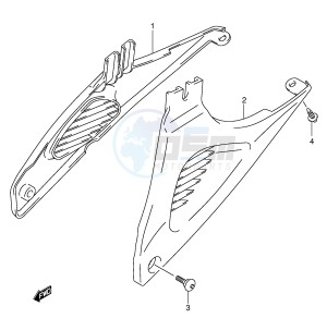 SV650 (E2) drawing FRAME COVER