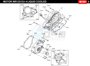 MARATHON-125-PRO-E4-SM-REPLICA-SERIES-AUSTRIA-MARATHON-125-PRO-SM-E4-GREEN-REPLICA-SERIES drawing CLUTCH COVER  EURO4