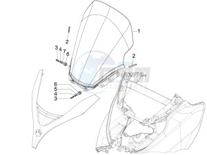 MP3 400 ie mic (USA) USA drawing Windshield