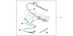 VFR800XC drawing 12V DC SOCKET KIT