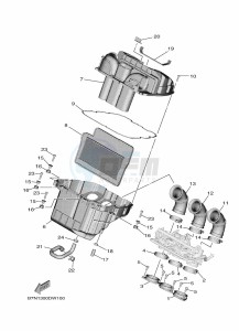 MT-09 MTN890 (B7NV) drawing INTAKE 2