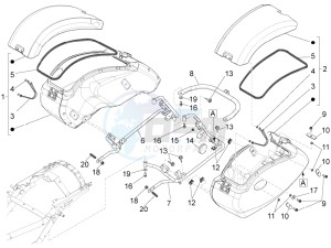 California 1400 Touring SE ABS 1380 drawing Cases