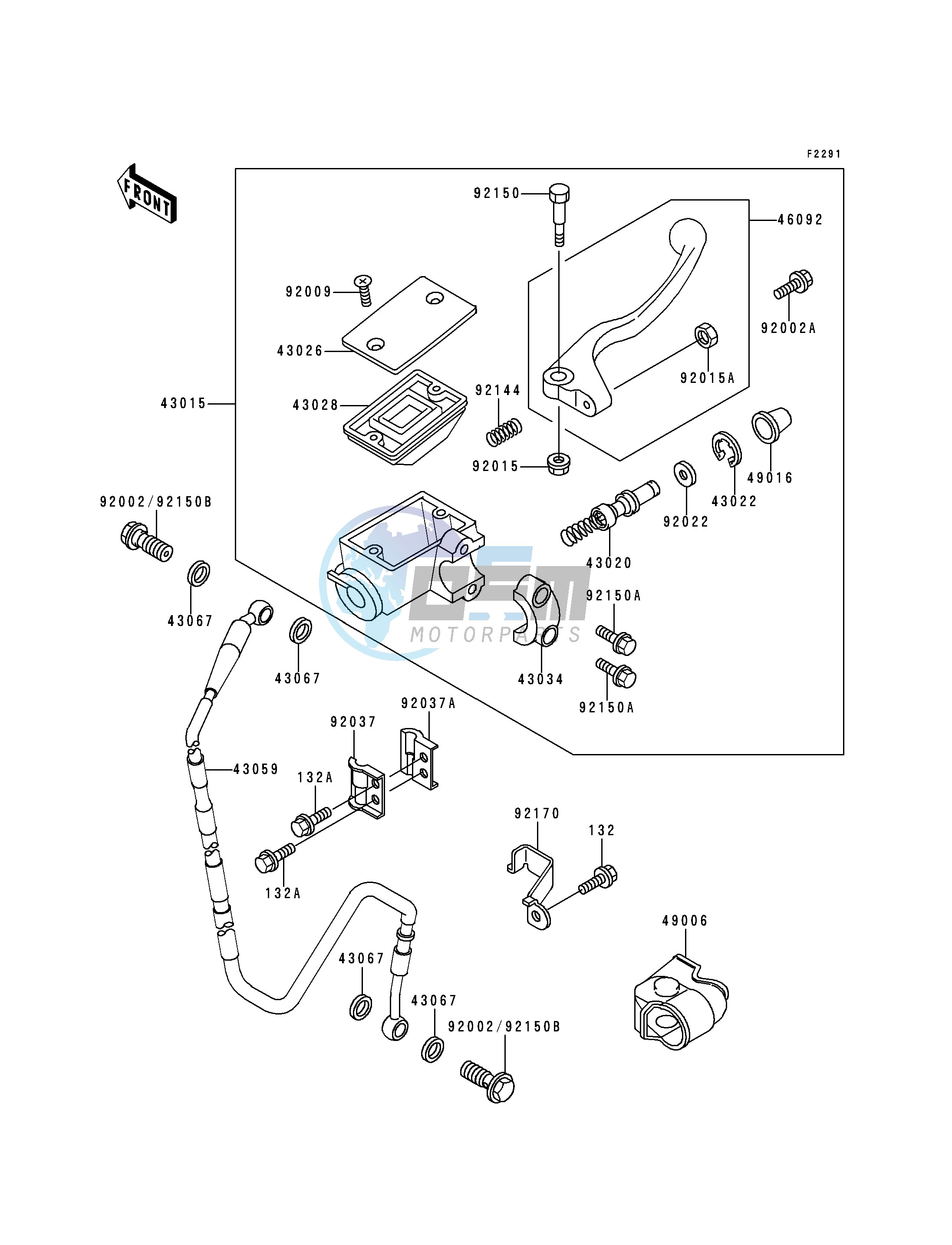 FRONT MASTER CYLINDER